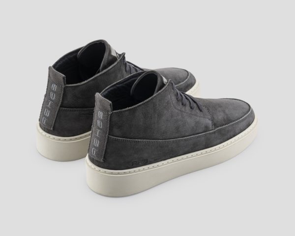 REHAB SCHOENEN, ORION NUB DARK GREY SNEAKERS - Afbeelding 3