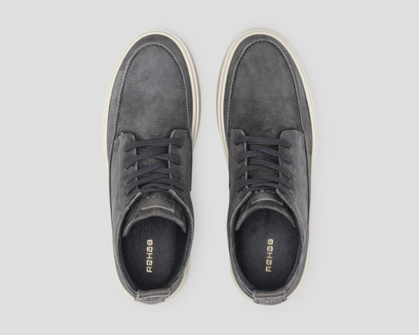 REHAB SCHOENEN, ORION NUB DARK GREY SNEAKERS - Afbeelding 4