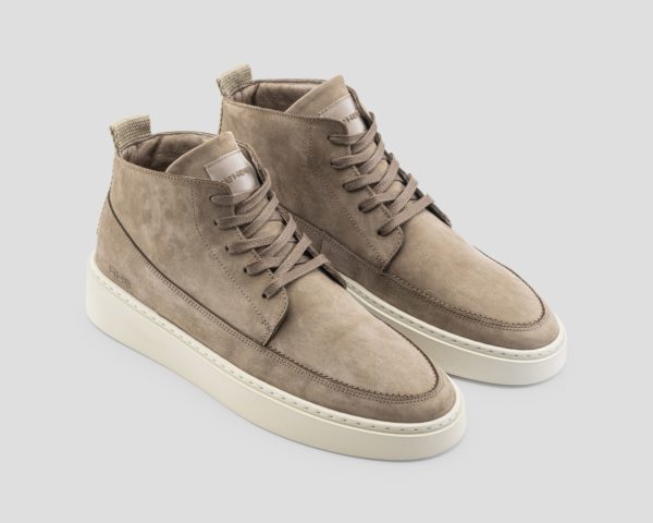 REHAB SCHOENEN, ORION NUB TAUPE SNEAKERS