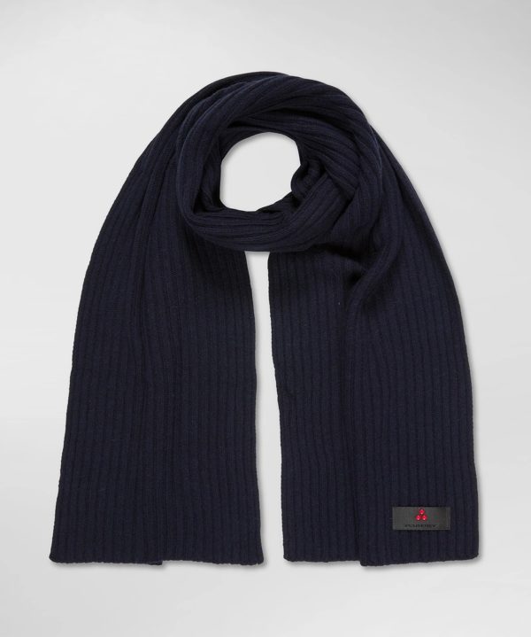 PEUTEREY SJAAL, ANIS RIBBED WOOL SCARF