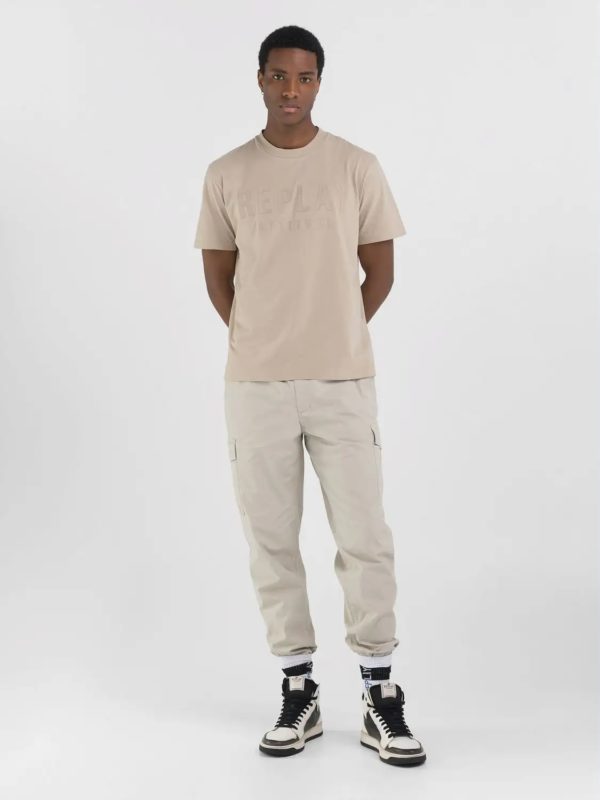 REPLAY T-SHIRT, JERSEY WITH LETTERING - Afbeelding 3