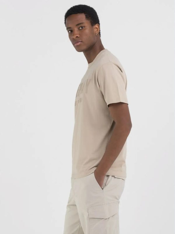 REPLAY T-SHIRT, JERSEY WITH LETTERING - Afbeelding 2