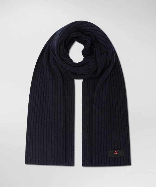 PEUTEREY SJAAL, ANIS RIBBED WOOL SCARF