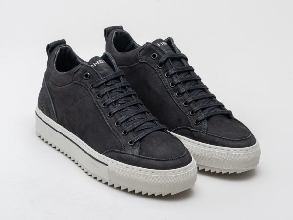 REHAB SCHOENEN, CRAIG NUB BLACK SNEAKERS