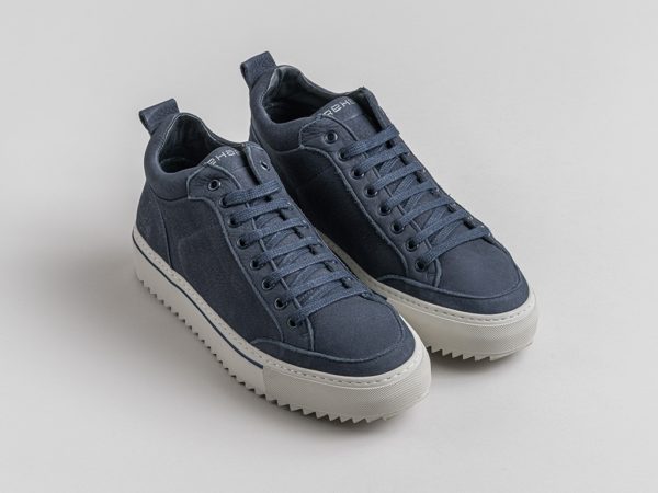 REHAB SCHOENEN, CRAIG NUB DARK BLUE SNEAKERS