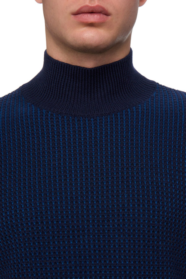 HUGO BOSS BLACK PULLOVER, H-EMAURELLIO MOCK NECK - Afbeelding 3