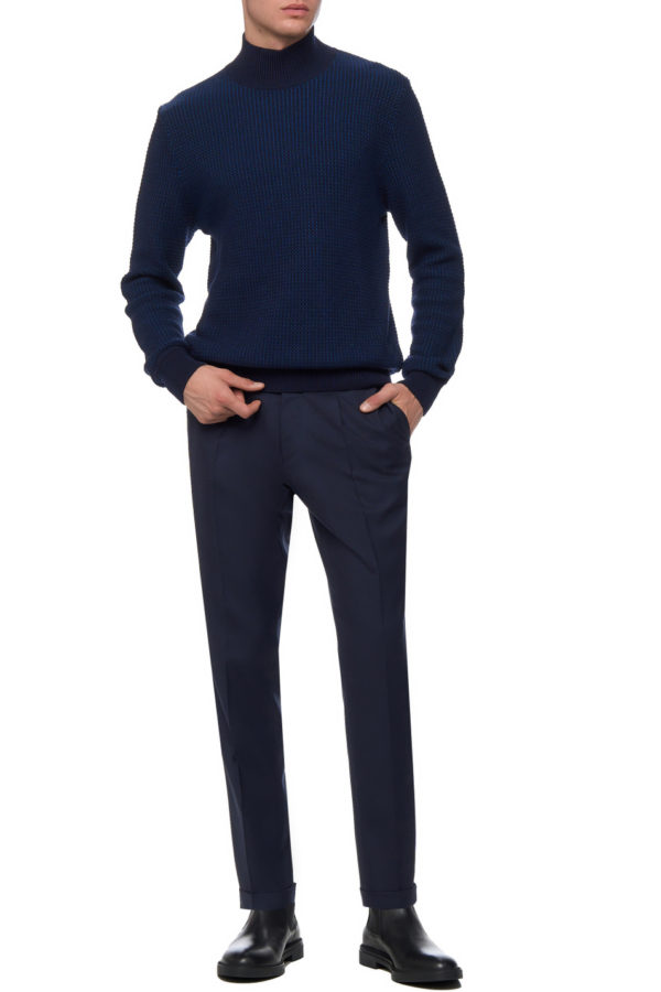 HUGO BOSS BLACK PULLOVER, H-EMAURELLIO MOCK NECK - Afbeelding 4