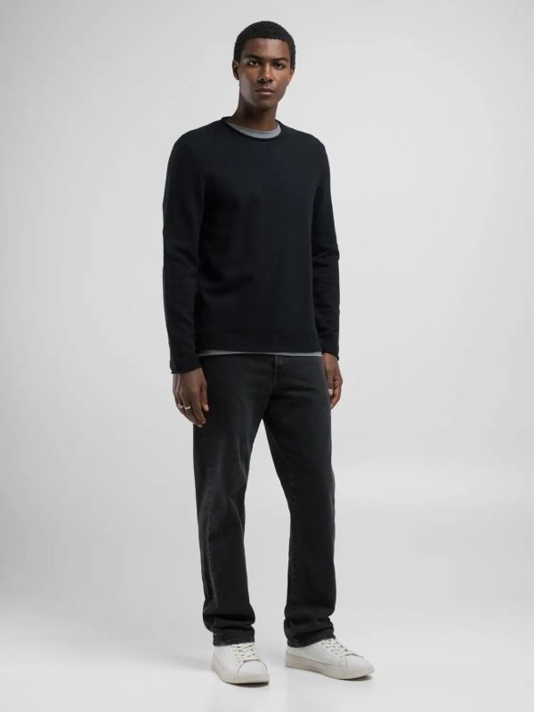 REPLAY PULLOVER, COTTON BLEND CREWNECK - Afbeelding 3