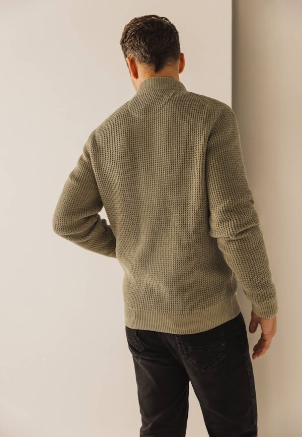 STATE OF ART VEST, CARDIGAN PLAIN BOM - Afbeelding 2
