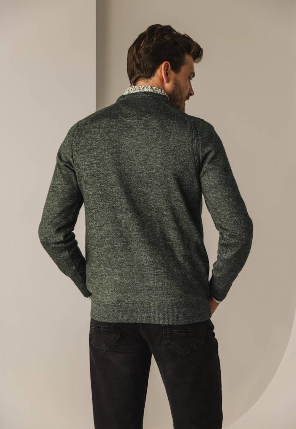 STATE OF ART PULLOVER, V-NECK PLAIN - Afbeelding 4