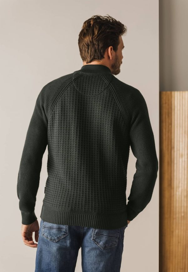 STATE OF ART VEST, CARDIGAN PLAIN RAG - Afbeelding 2