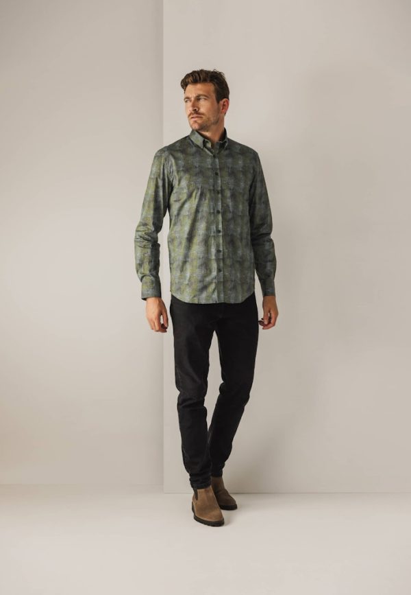 STATE OF ART SHIRT, PRINTED POPLIN - Afbeelding 3
