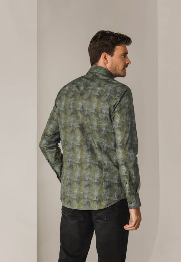 STATE OF ART SHIRT, PRINTED POPLIN - Afbeelding 2