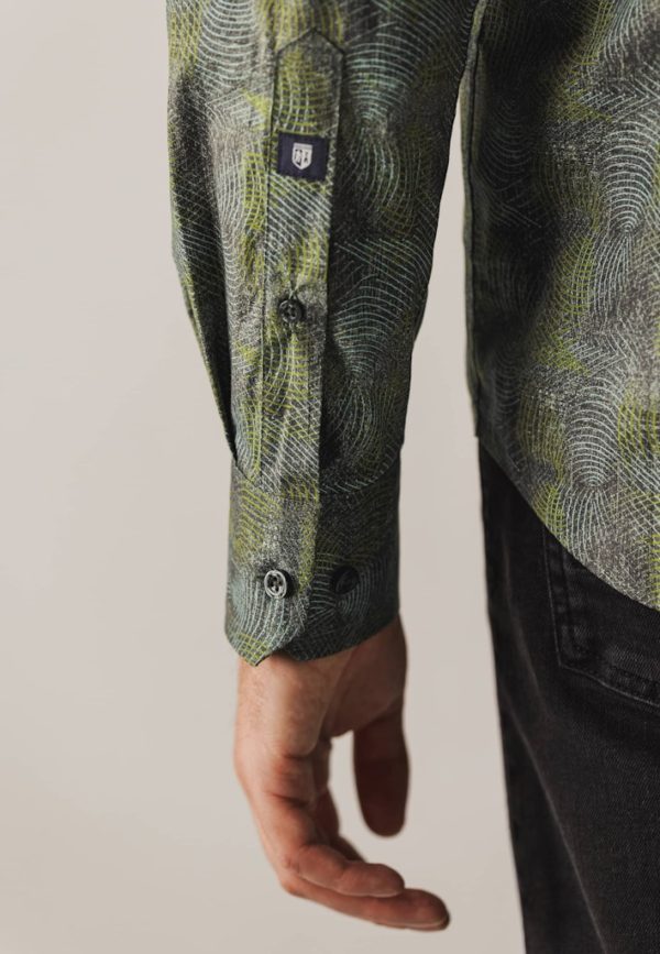 STATE OF ART SHIRT, PRINTED POPLIN - Afbeelding 4
