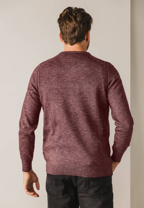 STATE OF ART PULLOVER, V-NECK PLAIN - Afbeelding 2