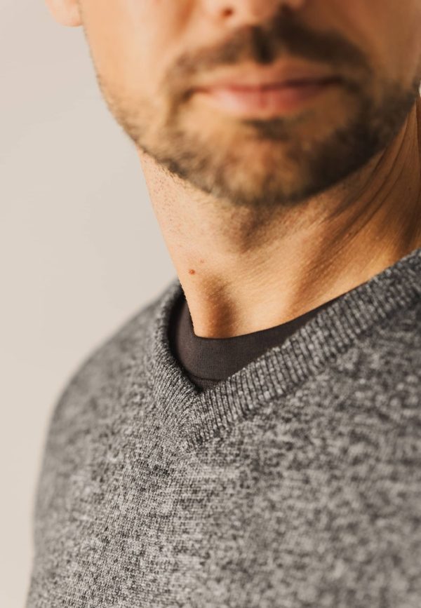 STATE OF ART PULLOVER, V-NECK PLAIN - Afbeelding 4