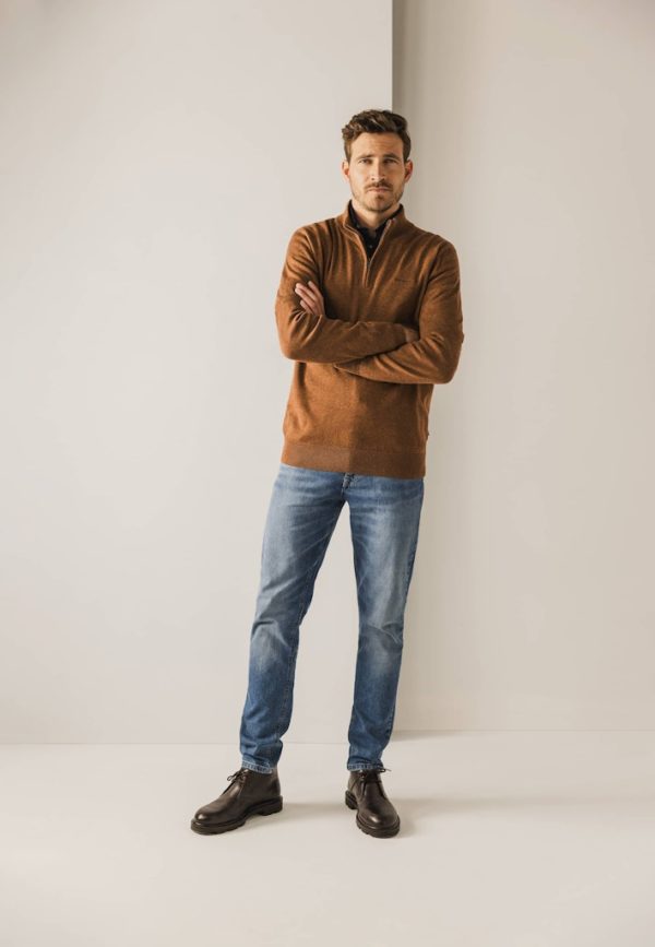 STATE OF ART ZIPPER, SCHIPPER PULLOVER - Afbeelding 3