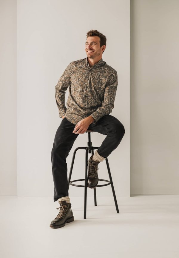 STATE OF ART SHIRT, PRINTED POPLIN - Afbeelding 3