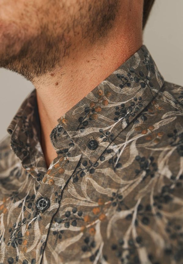 STATE OF ART SHIRT, PRINTED POPLIN - Afbeelding 5