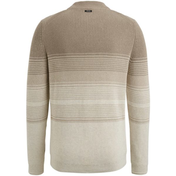 VANGUARD PULLOVER, MOCK NECK COTTON STRIPE - Afbeelding 2