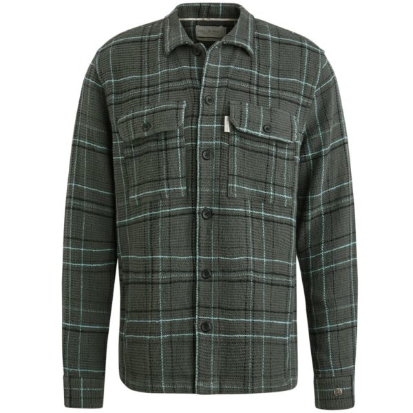 CAST IRON OVERSHIRT, YD CHECK REGULAR FIT
