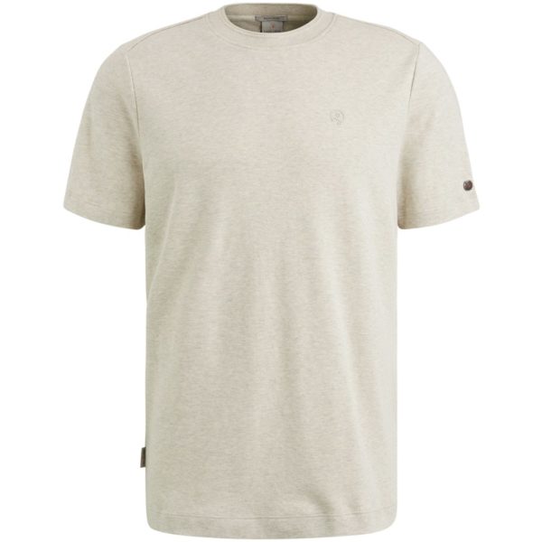 CAST IRON T-SHIRT, R-NECK REGULAR FIT INTERLOCK
