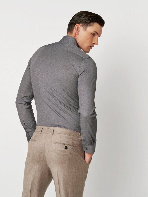 DESOTO LUXURY SHIRTS, PLAIN JERSEY - Afbeelding 2