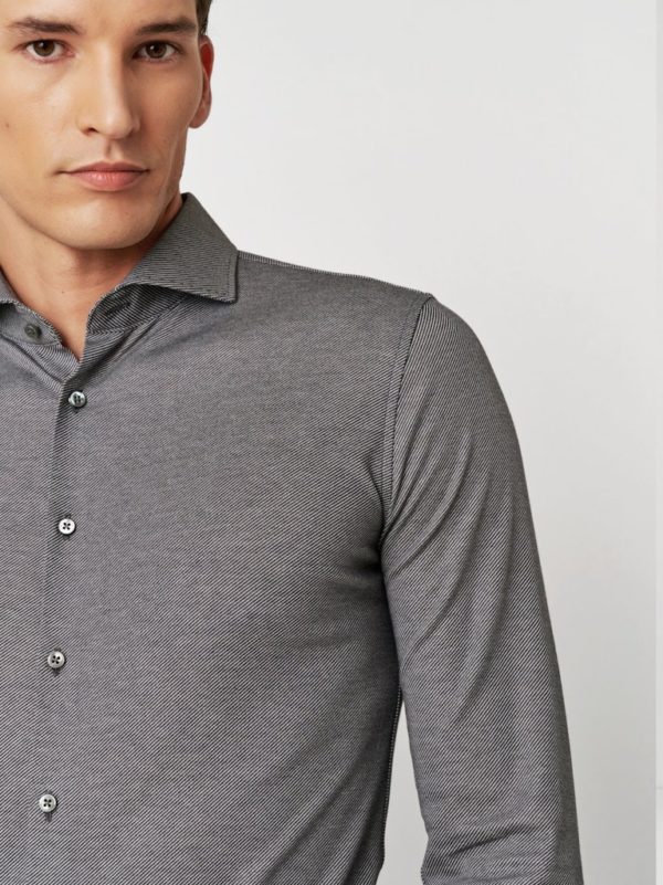 DESOTO LUXURY SHIRTS, PLAIN JERSEY - Afbeelding 4