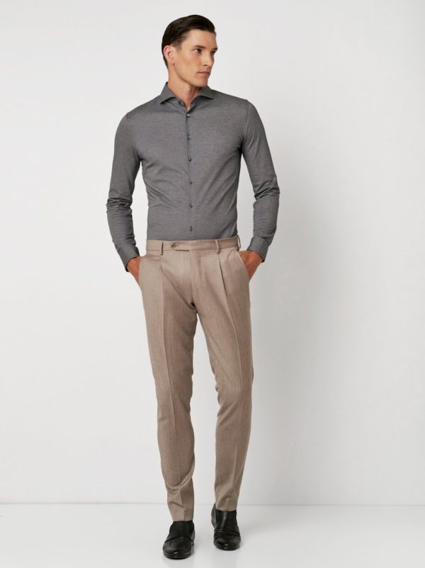 DESOTO LUXURY SHIRTS, PLAIN JERSEY - Afbeelding 3