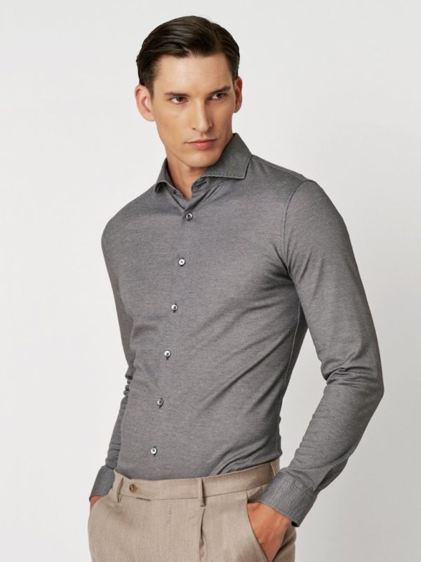 DESOTO LUXURY SHIRTS, PLAIN JERSEY