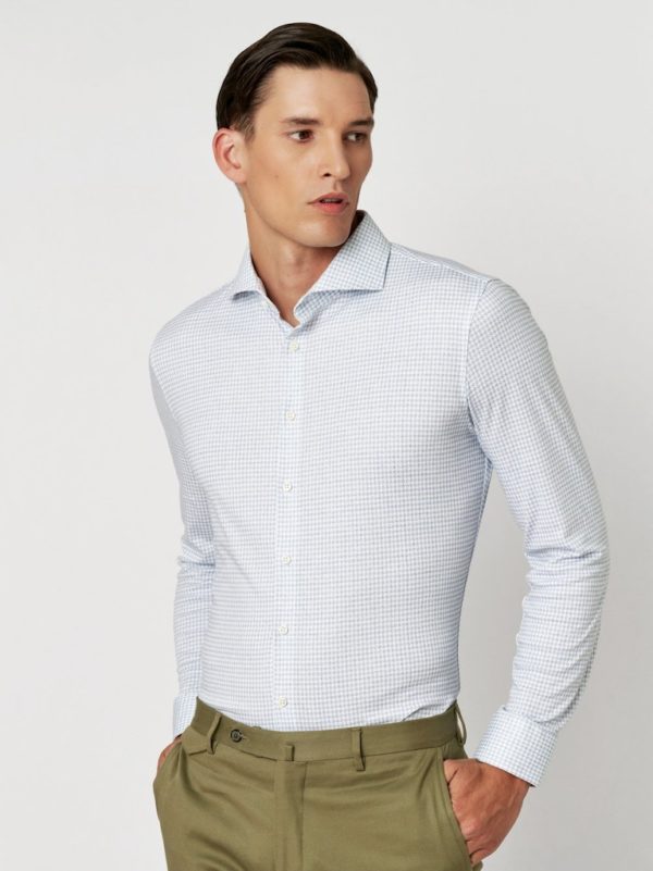 DESOTO LUXURY SHIRT, PRINTED JERSEY