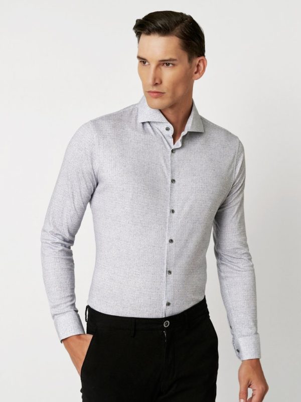 DESOTO LUXURY SHIRTS, PRINTED JERSEY