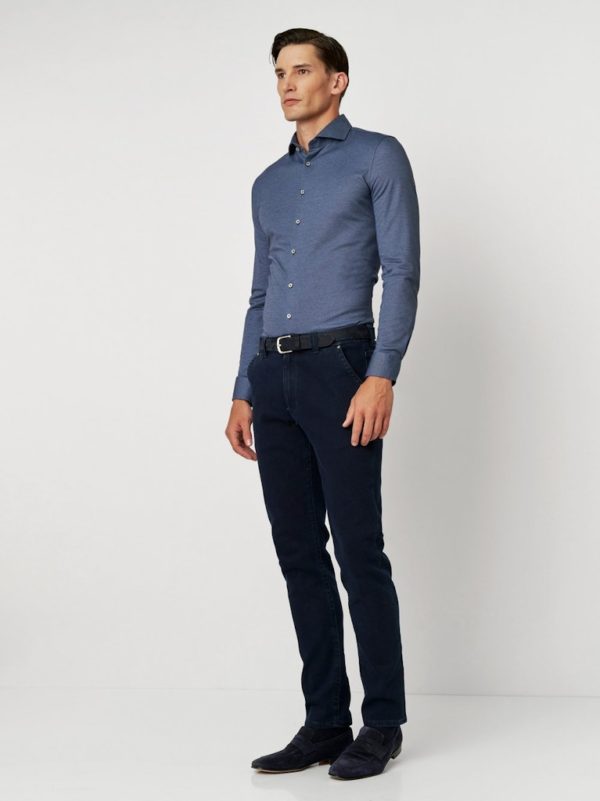 DESOTO LUXURY SHIRTS, PLAIN JERSEY - Afbeelding 3