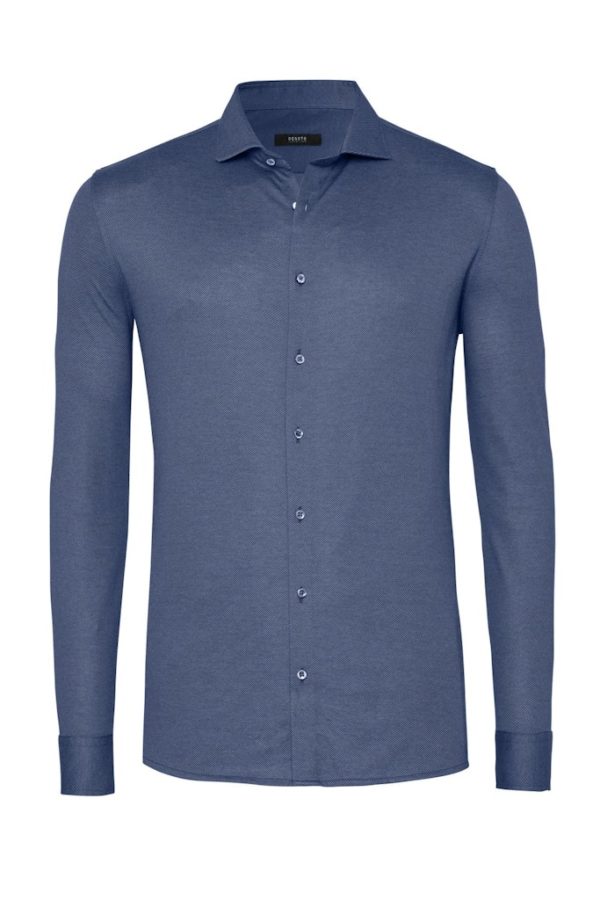DESOTO LUXURY SHIRTS, PLAIN JERSEY - Afbeelding 5