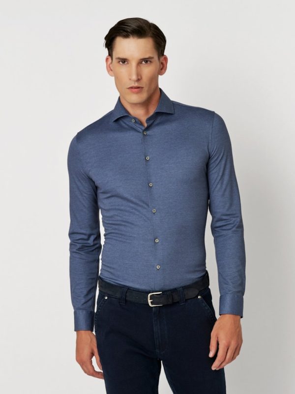 DESOTO LUXURY SHIRTS, PLAIN JERSEY