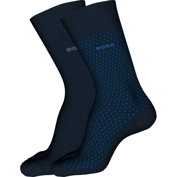 HUGO BOSS BLACK SOCKS, 2P RS MINIPATTERN