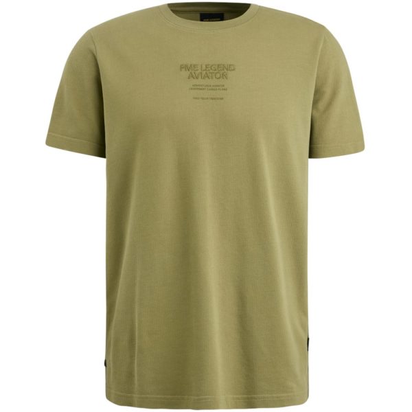 PME-Legend T-SHIRT, R-NECK TEXTURED JERSEY