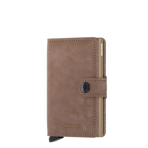 SECRID WALLET, MINIWALLET VINTAGE TAUPE