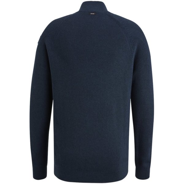 VANGUARD KNITWEAR, HALF ZIP COTTON MODAL - Afbeelding 2