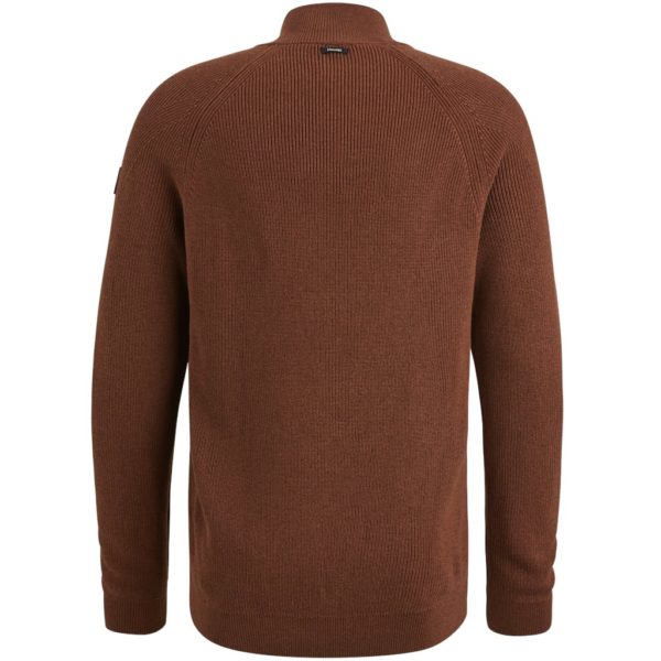 VANGUARD KNITWEAR, HALF ZIP COTTON MODAL - Afbeelding 2