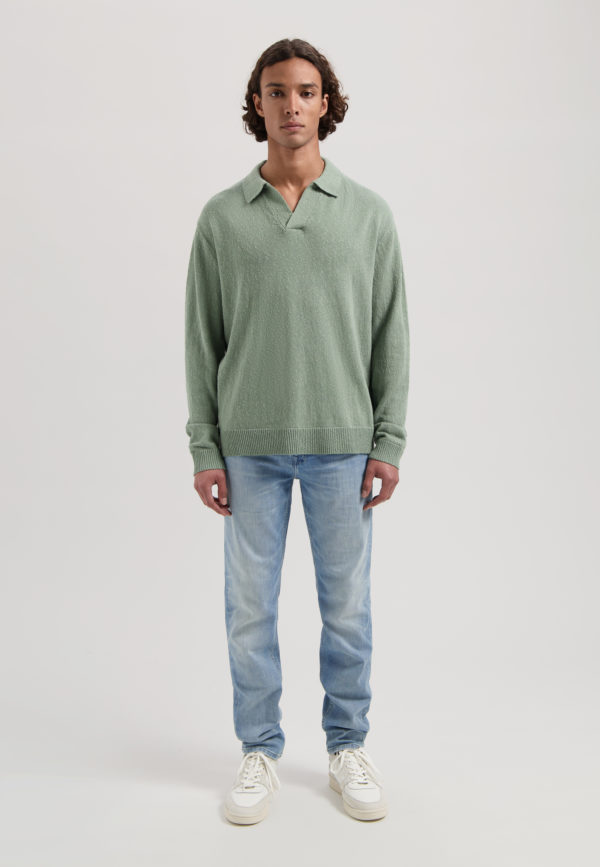 DSTREZZED KNITWEAR, DS NIKI POLO - Afbeelding 3