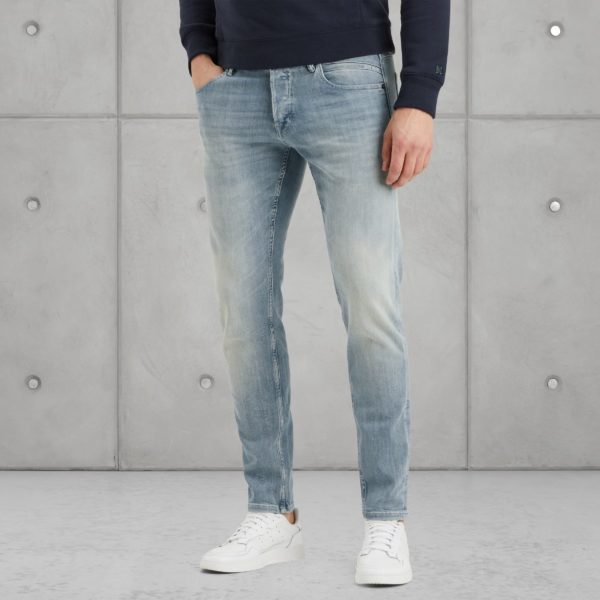 CAST IRON JEANS, SHIFTBACK TAPERED FADED GREEN TONE