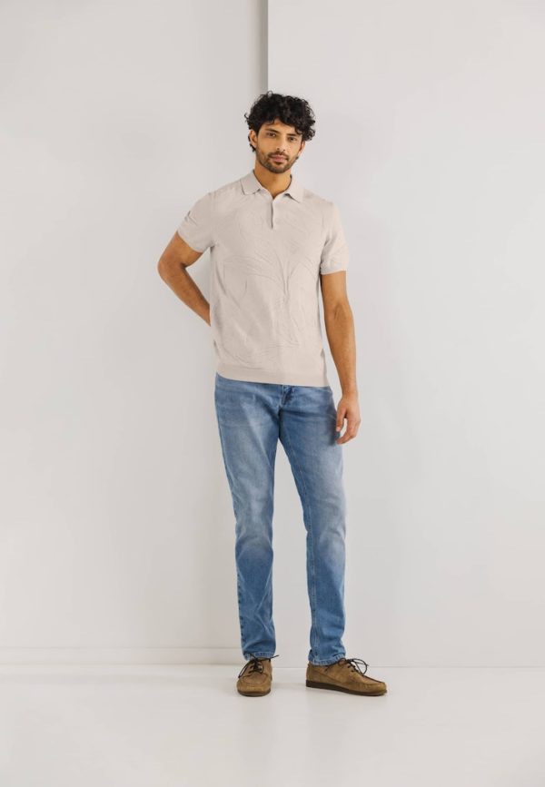 STATE OF ART POLO, KNITTED SS - Afbeelding 3