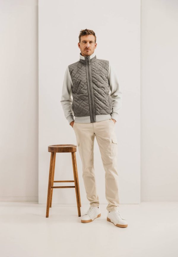 STATE OF ART VEST, SWEATER CARDIGAN PLAIN - Afbeelding 2
