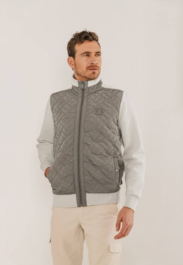 STATE OF ART VEST, SWEATER CARDIGAN PLAIN