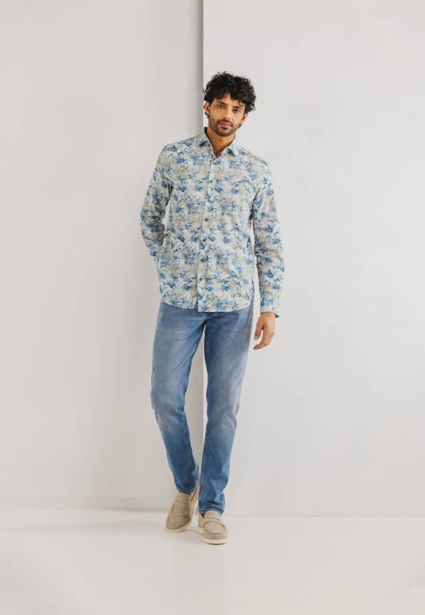 STATE OF ART SHIRT, LONGSLEEVE PRINT STRUCTURE - Afbeelding 6
