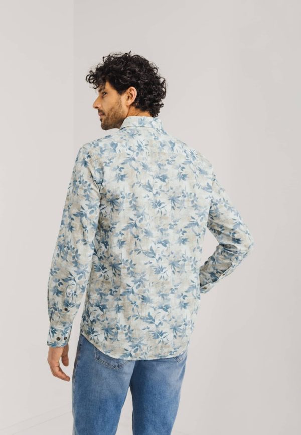STATE OF ART SHIRT, LONGSLEEVE PRINT STRUCTURE - Afbeelding 3