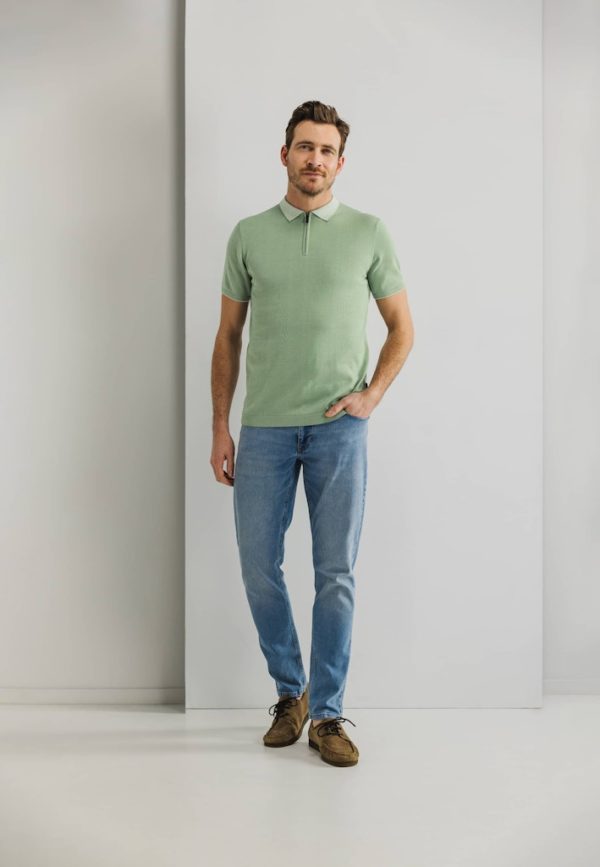STATE OF ART POLO, KNITTED SS - Afbeelding 2