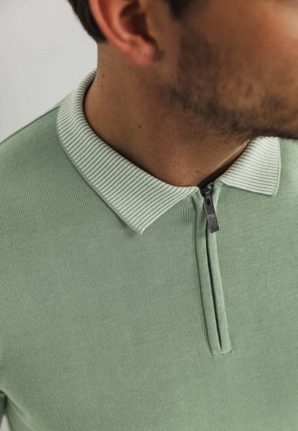 STATE OF ART POLO, KNITTED SS - Afbeelding 6
