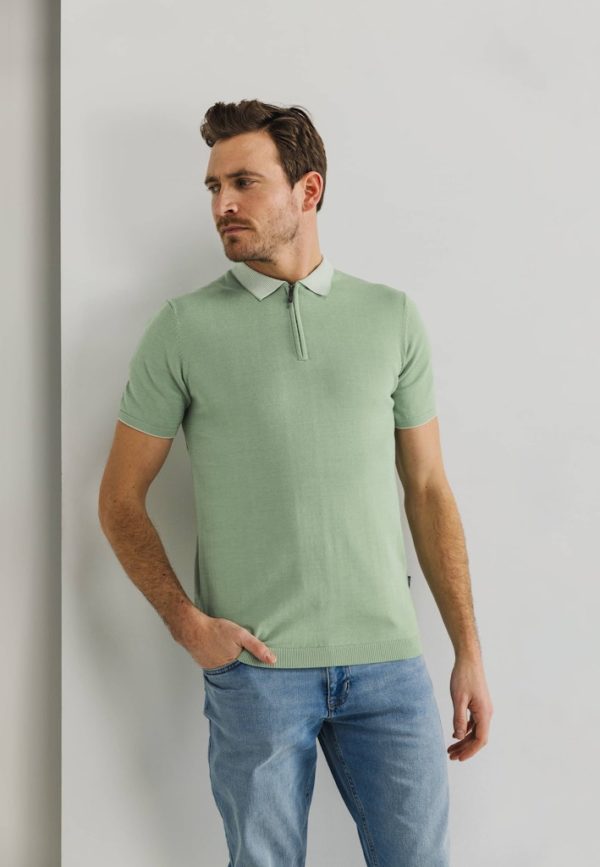 STATE OF ART POLO, KNITTED SS
